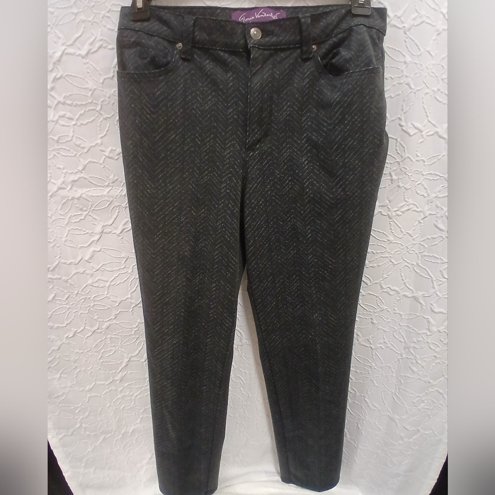 Gloria Vanderbilt Black Straight Leg Pants